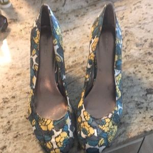 Nine West Vintage never worn 10 M cloth/cork